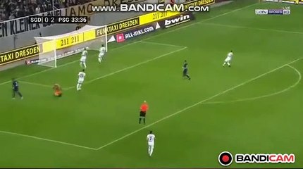 Second Goal Mbappe (0-3) Dynamo Dresden  vs	Paris St. Germain