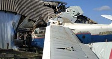 Rusya'da feci olay: Savaş uçağı evin balkonundan içeri girdi