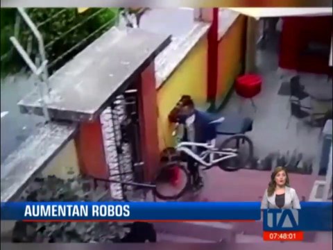 Aumentan los casos de robos en Quito