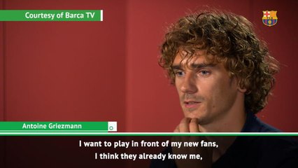 Télécharger la video: Griezmann excited to play in front of Barcelona fans