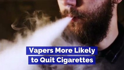 Vapers More Likely to Quit Cigarettes