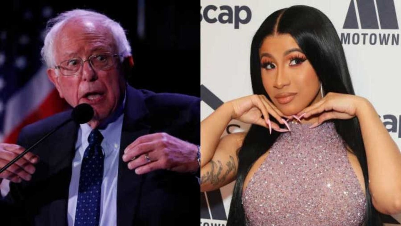 Cardi B Expresses Support for Bernie Sanders