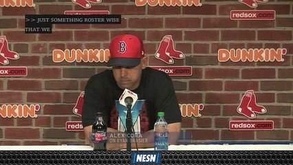 Alex Cora Says Making Adjustments Is Just 'Part Of' Game
