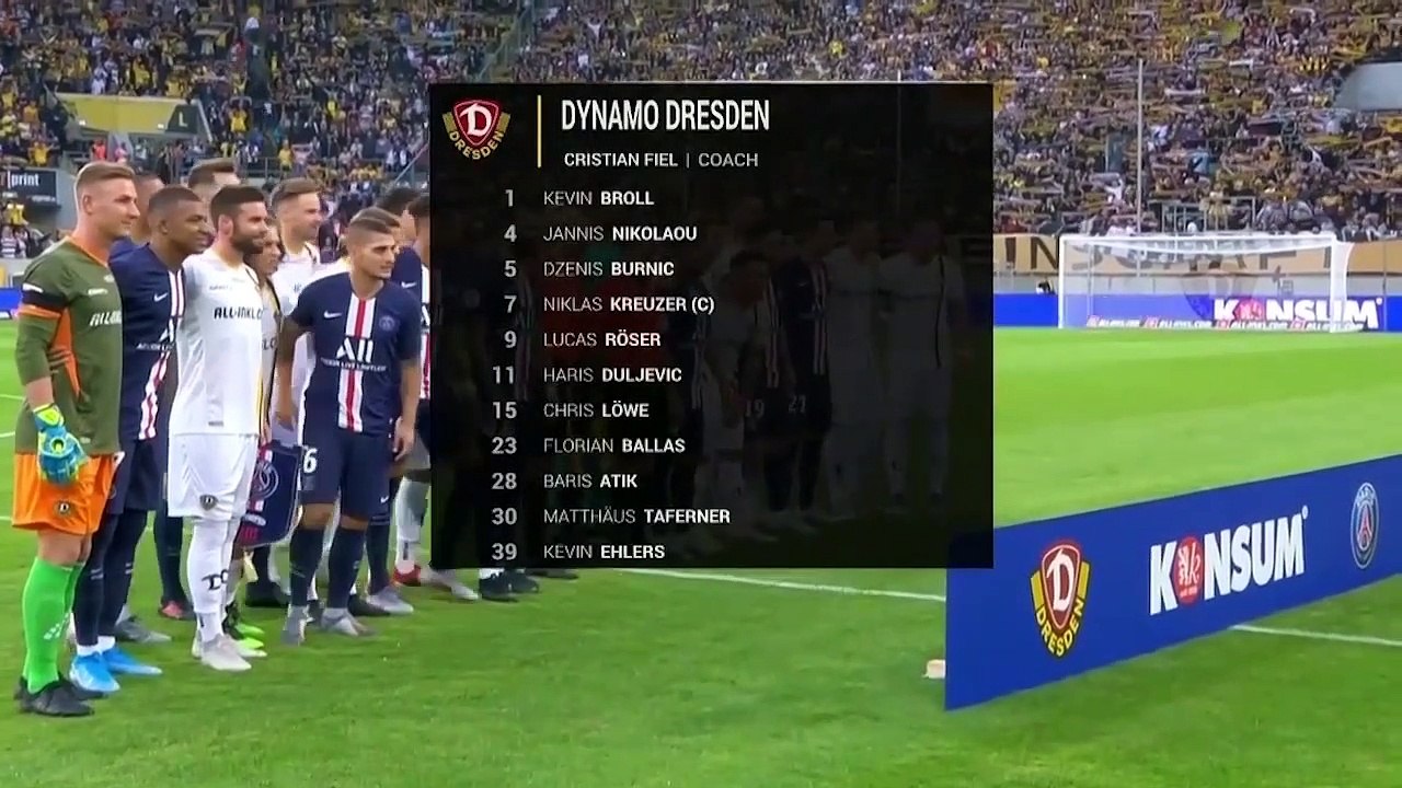 Dresden vs PSG 1  -  6 Összefoglaló Highlights Melhores Moments Resumes Goles