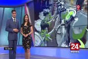 Miraflores: inauguran primer sistema de transporte público de bicicletas