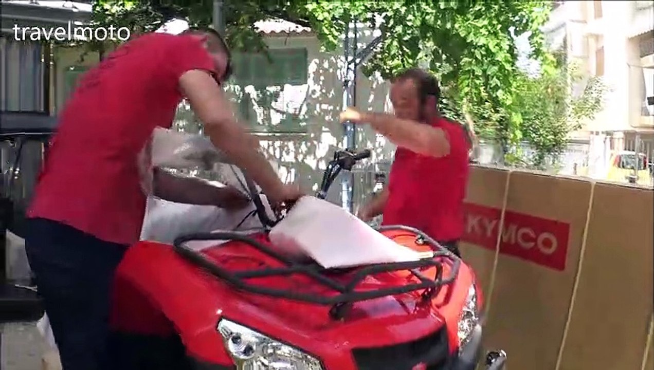 unboxing KYMCO MXU 450i ATV 2019