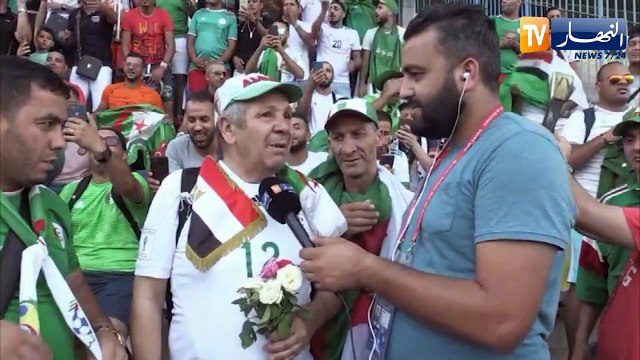 أنصار الخضر يصنعون أجواء مميزة خلال الحصة التدريبية للخضر