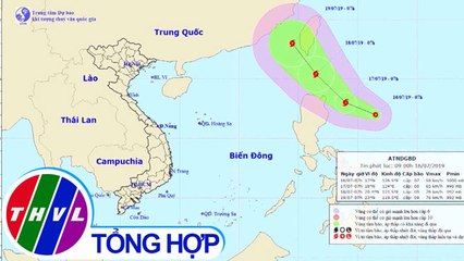 THVL | Xuất hiện áp thấp nhiệt đới gần biển Đông