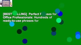 [BEST SELLING]  Perfect Phrases for Office Professionals: Hundreds of ready-to-use phrases for