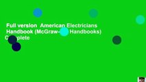 Full version  American Electricians  Handbook (McGraw-Hill Handbooks) Complete