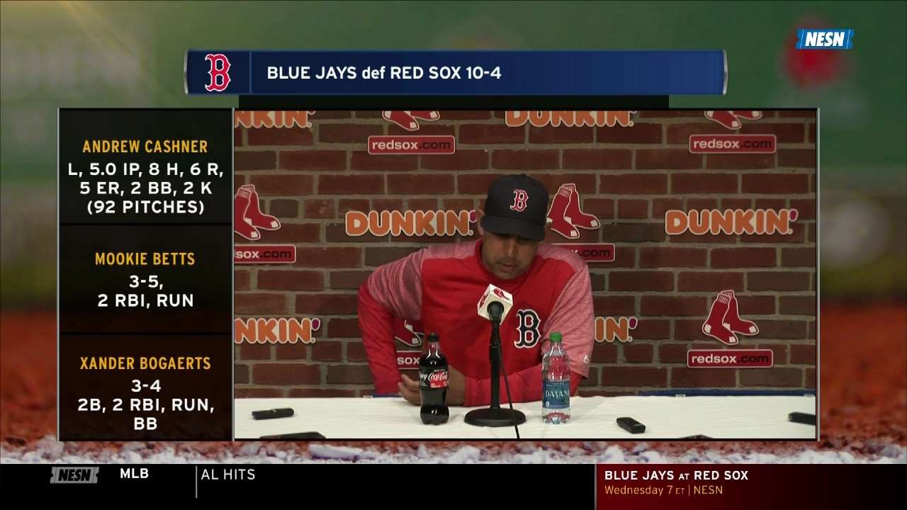 Alex Cora Bemoans Red Sox S Frustrating Mistakes In Loss Vs