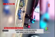 El Agustino: PNP reduce a balazos y captura a delincuentes que robaban a una furgoneta