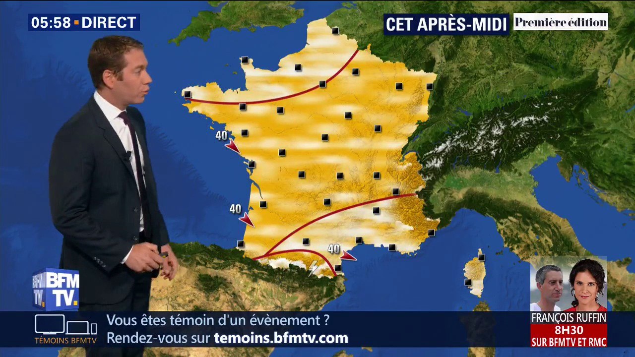 Le temps sera plus voilé ce mercredi, mais toujours sec et chaud
