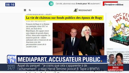 Video herunterladen: Démission de Rugy: Mediapart, accusateur public