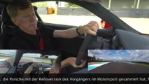 Walter Röhrl im neuen Porsche 718 Cayman GT4