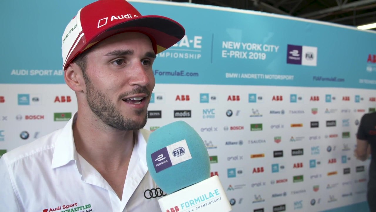 Formula E in New York City - Daniel Abt - Post race