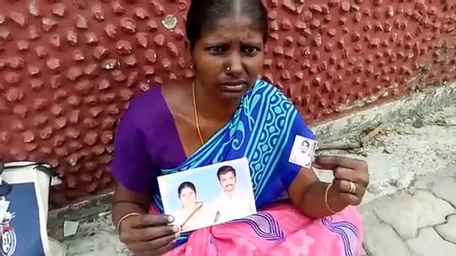 கணவரை மீட்டு தரக்கோரி காவல் நிலையத்தில் பெண் தர்ணா-வீடியோ