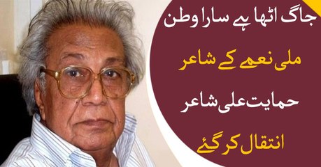 Famous poet Himayat Ali Shair passes away in Canada