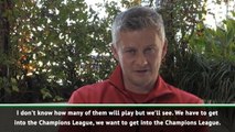 Man United aiming for Europa League final - Solskjaer
