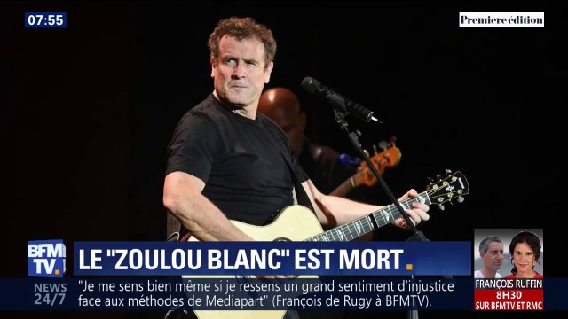Johnny Clegg, surnommé le zoulou blanc , est mort à l'âge de 66 ans