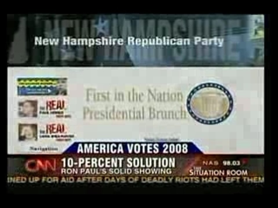 Ron Paul on CNN Situation Room 1-4-08