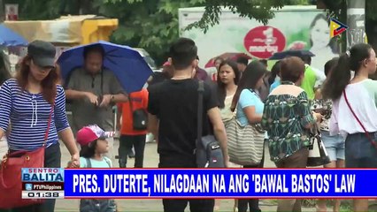 Download Video: Pangulong #Duterte, nilagdaan na ang 'Bawal Bastos' Law