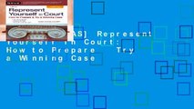 [GIFT IDEAS] Represent Yourself in Court: How to Prepare   Try a Winning Case