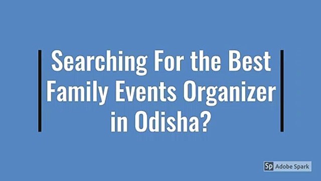 Best Family Event Organizer in Odisha-Enjoe Events