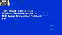 [GIFT IDEAS] Cornell Notes Notebook: Marble Notebook (2), Note Taking Composition Notebook For