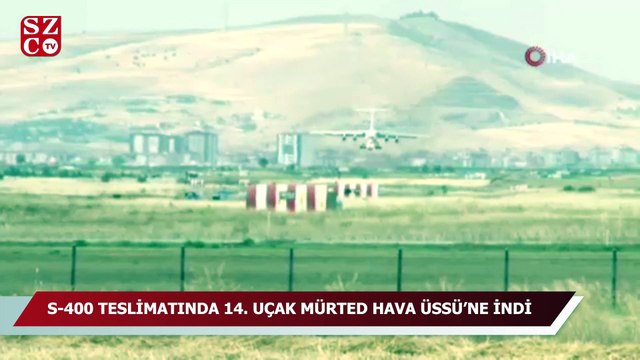 S-400 teslimatında 14. uçak Mürted Hava Üssü’ne indi