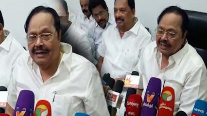 Durai murugan : சில்லித்தனமா பேசினா பதில் சொல்ல மாட்டேன் - துரைமுருகன்- வீடியோ