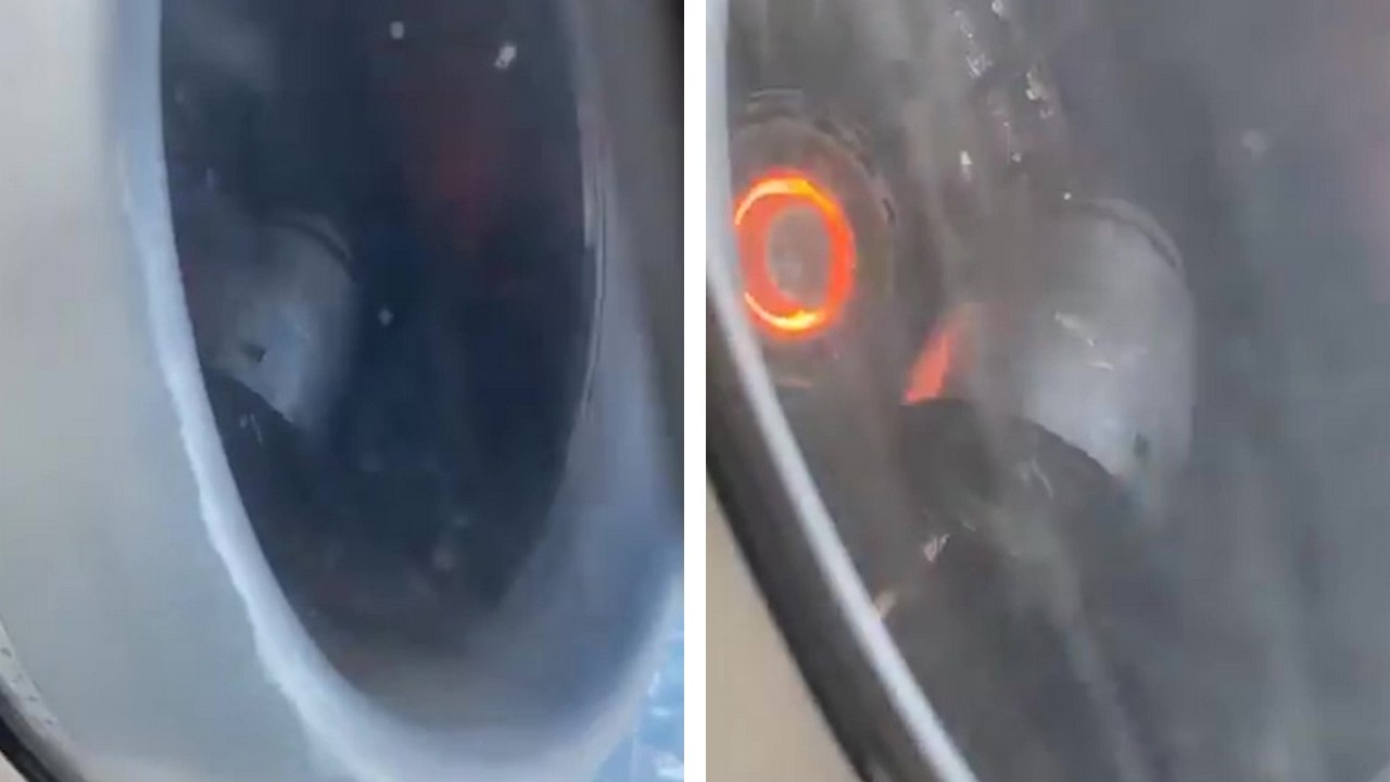 Une pièce d'un moteur d'avion se décroche en plein vol