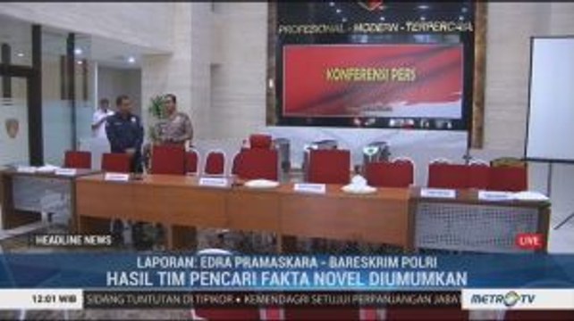 TPGF Novel Baswedan Umumkan Hasil Investigasi Hari Ini