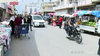 Adana'da semt pazarında uyuşturucu operasyonu