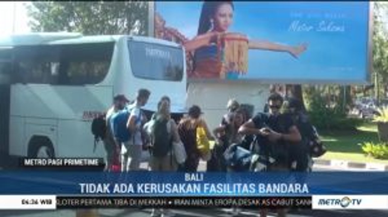 Pascagempa Bali, Bandara Internasional Ngurah Rai Berjalan Normal