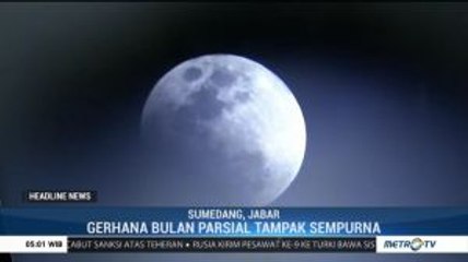 Fenomena Langka Gerhana Bulan Parsial