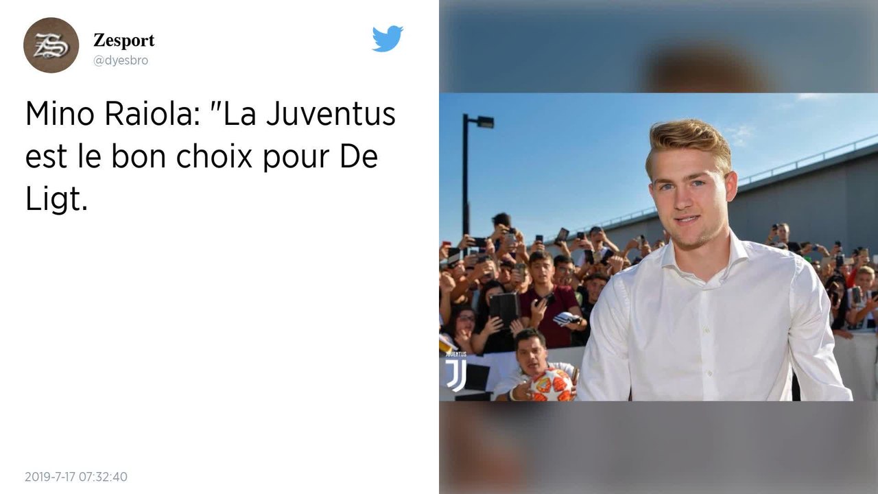 Mercato : Matthijs de Ligt est arrivé à Turin pour s'engager avec la Juventus