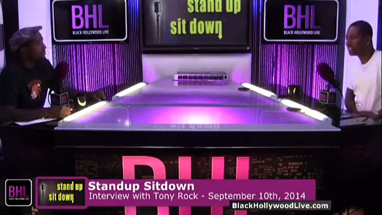 Stand-Up, Sit-Down w  Tony Rock for the Week of September 10th, 2014   Black Hollywood Live P1