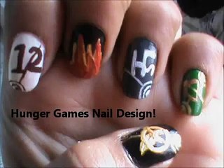 Hunger Games  Nail Art Designs Tutorial