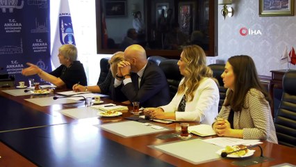 Başkan Yavaş’a yabancı heyet ziyaretleri sürüyor