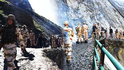 Amarnath Pilgrims की Security & Service में जुटे ITBP Troops | वनइंडिया हिंदी