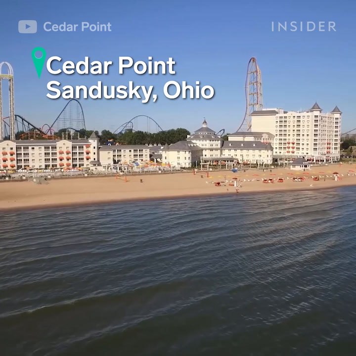 The tallest dive coaster in the US elevates riders 223 feet high before plunging at a 90-degree angle