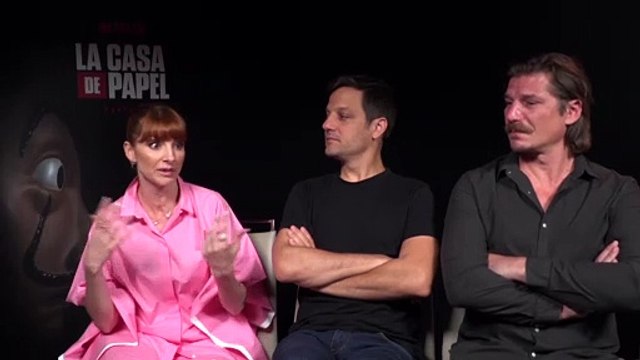 Najwa Nimri va a muerte a por El Profesor en 'La Casa de Papel'