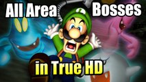 All Area Bosses in Luigi's Mansion 1 - True HD {GameCube} Res 3X