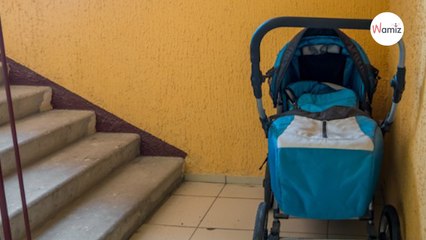 Elle va chercher la poussette de son bébé et pousse un cri de surprise en voyant ce qu’il y a dedans !