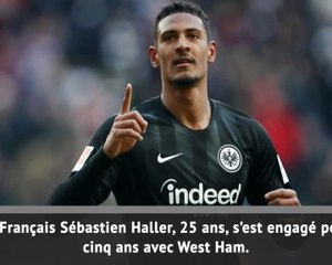 Transferts - West Ham casse sa tirelire pour Haller