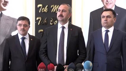 Adalet Bakanı Gül: "Türkiye'nin anayasasını, hukuku, demokrasiyi ortadan kaldırmak isteyenlerle...