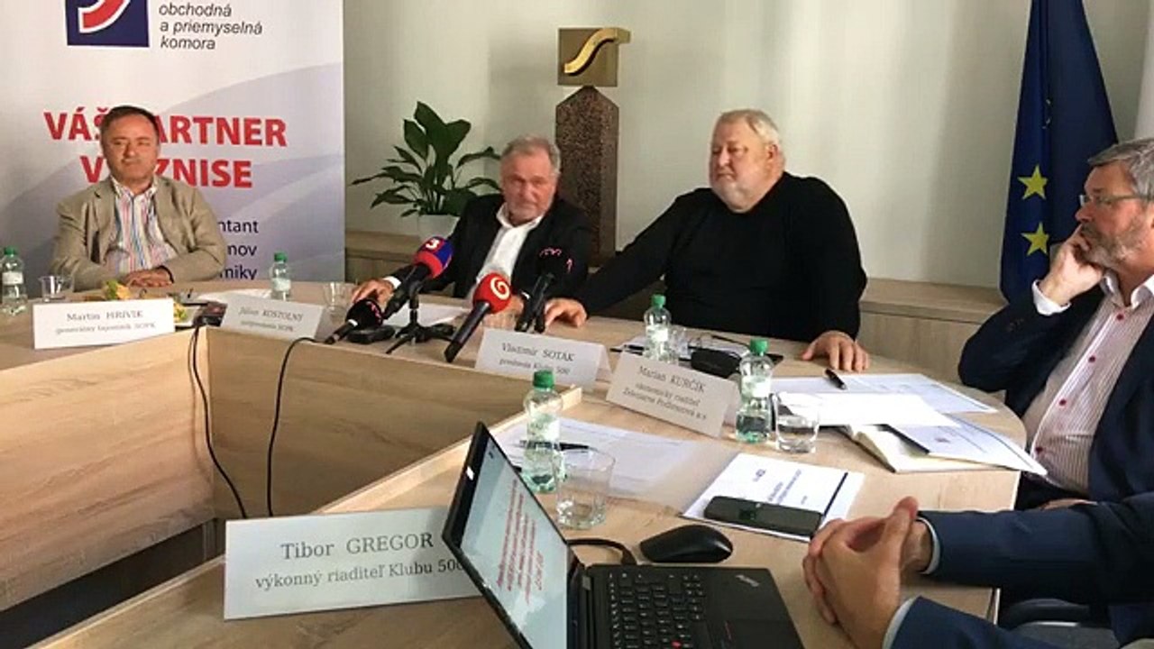 ZÁZNAM: TK Slovenskej obchodnej a priemyselnej komory a Klubu 500
