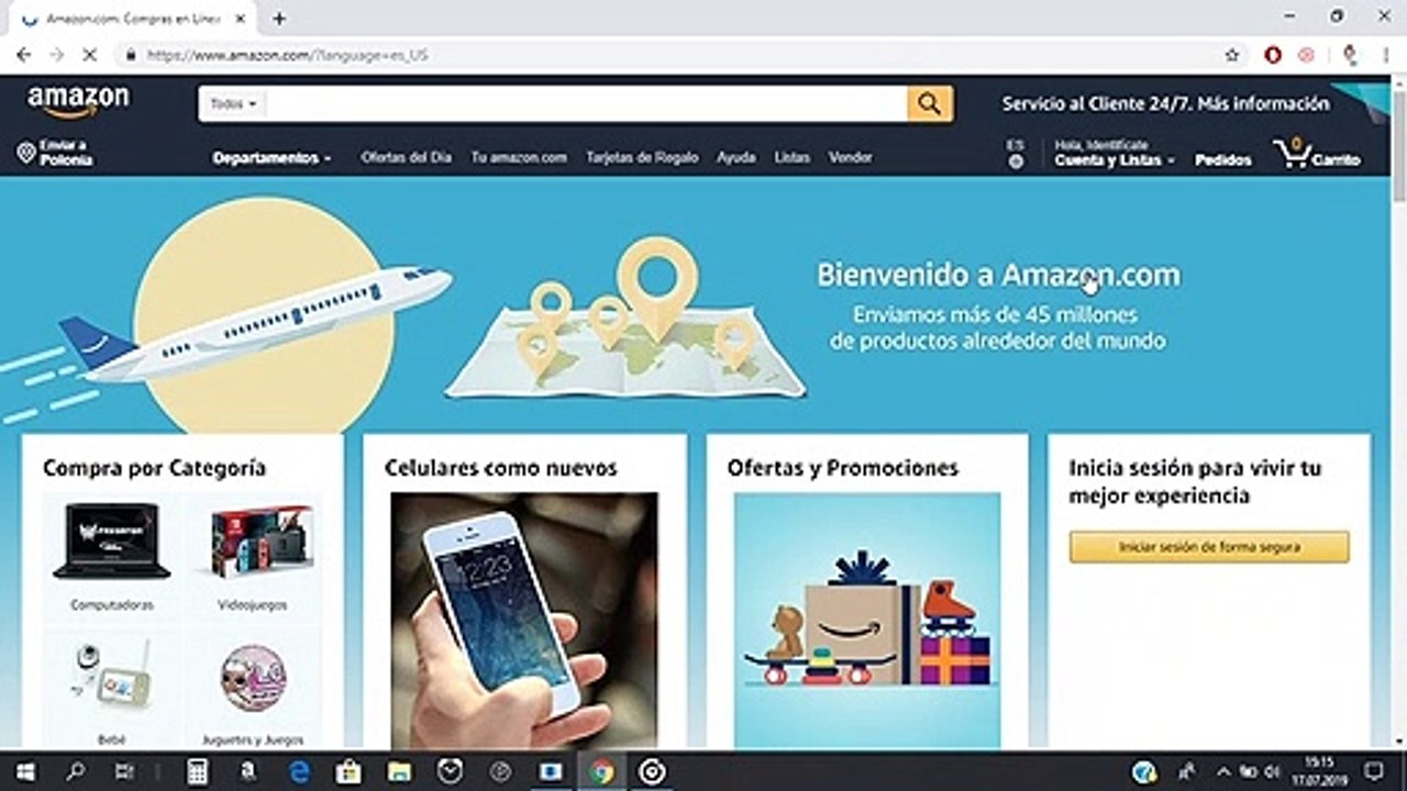 Como abrir una cuenta en amazon facil rapido y gratis 2019