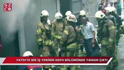 Eminönü’nde korkutan yangın